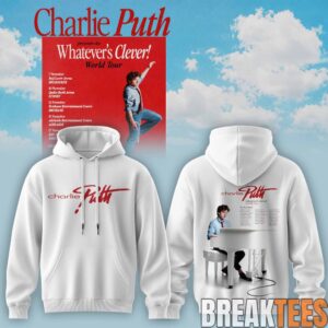 Charlie Puth “Whatever’s Clever!” World Tour Hoodie 2
