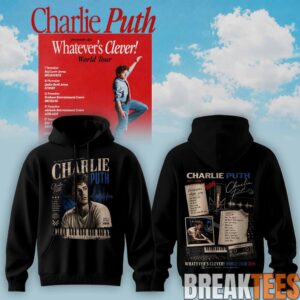 Charlie Puth “Whatever’s Clever!” World Tour Hoodie 3