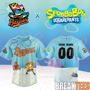 Chesapeake Baysox x SpongeBob Squarepants Night Special Jersey