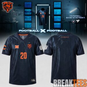 Chicago Bears Football x Football Collared Fan Top Jersey