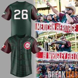 Chicago Cubs 2026 Mexican Heritage Special Baseball Jersey