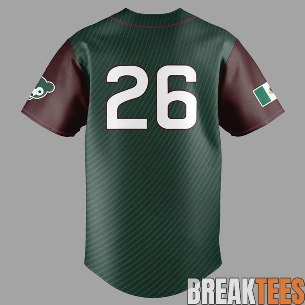 Chicago Cubs 2026 Mexican Heritage Special Baseball Jersey Chicago Cubs 2026 Mexican Heritage Special Baseball Jersey