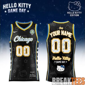 Chicago Sky x Hello Kitty Game Day Custom Basketball Jersey