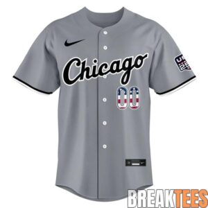Chicago White Sox USA 250 Fourth of July Road Stadium Baseball Jersey 1