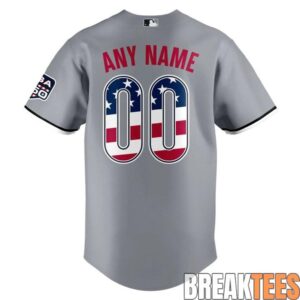 Chicago White Sox USA 250 Fourth of July Road Stadium Baseball Jersey 2