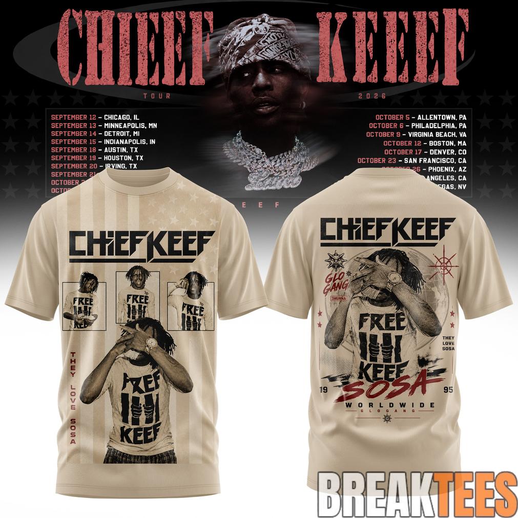 Chief Keef Live 26′ Tour Special Shirt Chief Keef Live 26′ Tour Special Shirt
