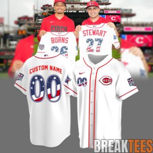 Cincinnati Reds 2026 USA250 All Star Baseball Jersey
