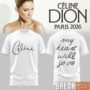 Céline Dion LIVE IN PARIS 2026 Limited Shirt 1