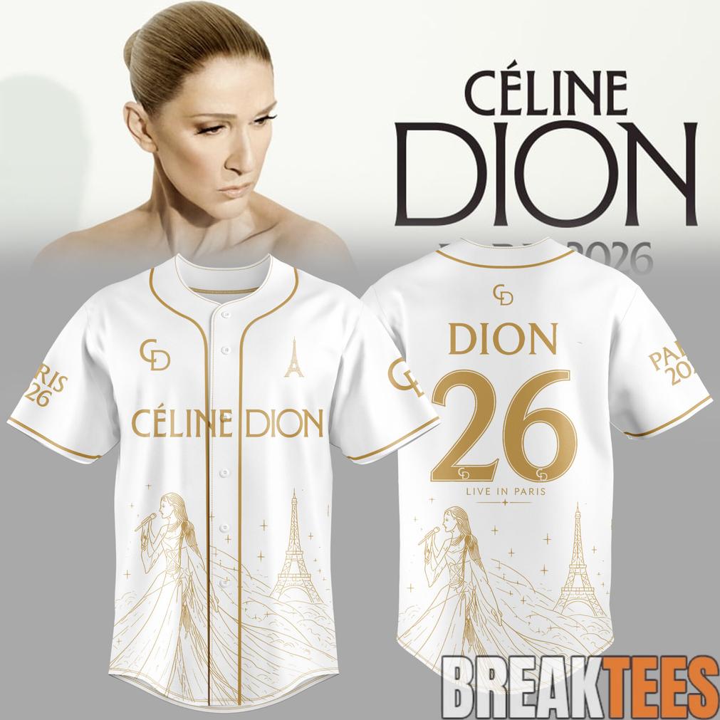 Céline Dion LIVE IN PARIS 2026 “Midnight Elegance” Football Jersey Céline Dion LIVE IN PARIS 2026 “Midnight Elegance” Football Jersey