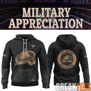 Colorado Avalanche Military Appreciation – Pride and Gratitude! Hoodie