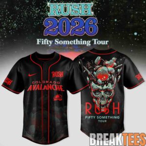 Colorado Avalanche x RUSH 2026 Tour Baseball Jersey