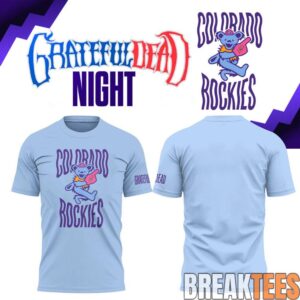 Colorado Rockies x Grateful Dead Night 2026 Shirt
