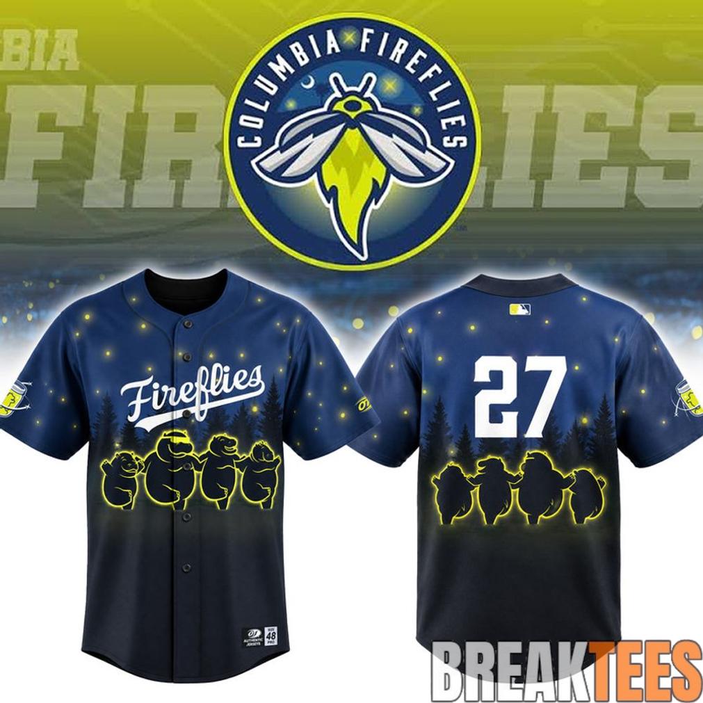 Columbia Fireflies x Synchronized Hippos 2026 Limited Edition Baseball Jersey Columbia Fireflies x Synchronized Hippos 2026 Limited Edition Baseball Jersey