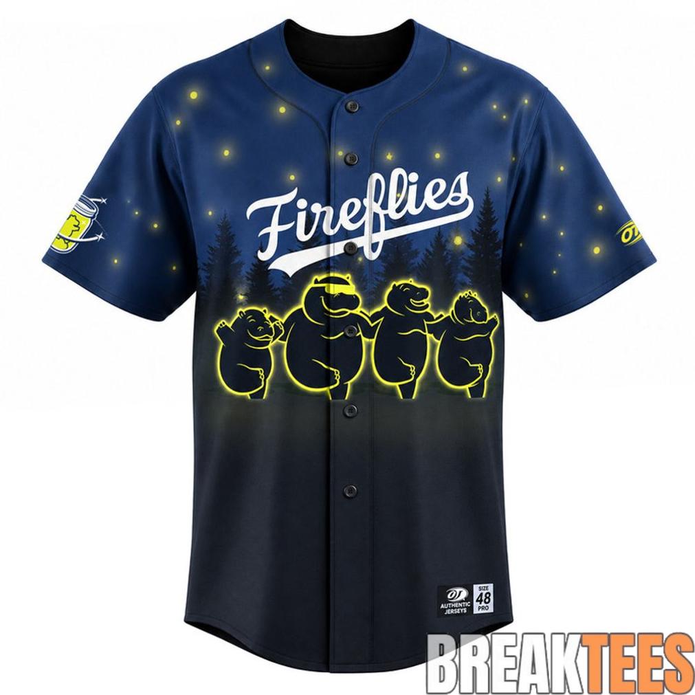 Columbia Fireflies x Synchronized Hippos 2026 Limited Edition Baseball Jersey Columbia Fireflies x Synchronized Hippos 2026 Limited Edition Baseball Jersey