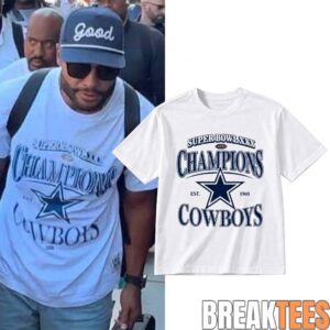 Dak Prescott Cowboys Camp Super Bowl XXX Champions 2D Shirt
