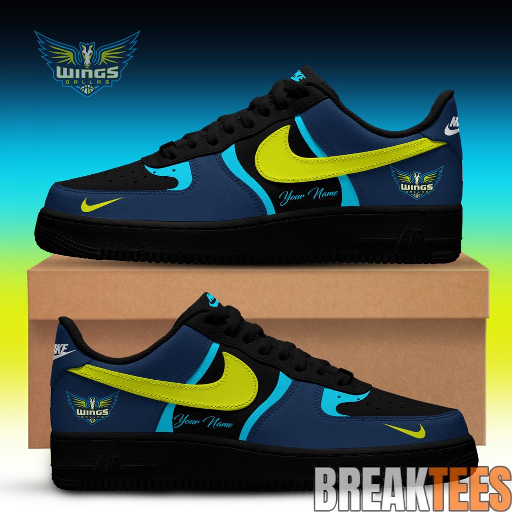 Dallas Wings x Back 2 Black Edition Air Force 1 Custom For Fans Dallas Wings x Back 2 Black Edition Air Force 1 Custom For Fans