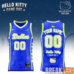 Dallas Wings x Hello Kitty Game Day 2026 Custom Basketball Jersey