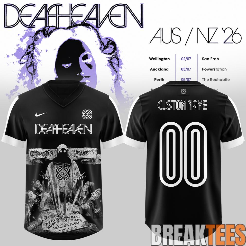 Deafheaven AUS-NZ ’26 Tour Football Jersey Deafheaven AUS-NZ ’26 Tour Football Jersey