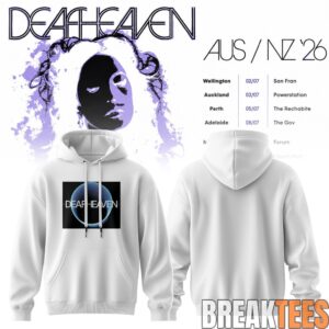 Deafheaven AUS-NZ ’26 Tour Hoodie 2