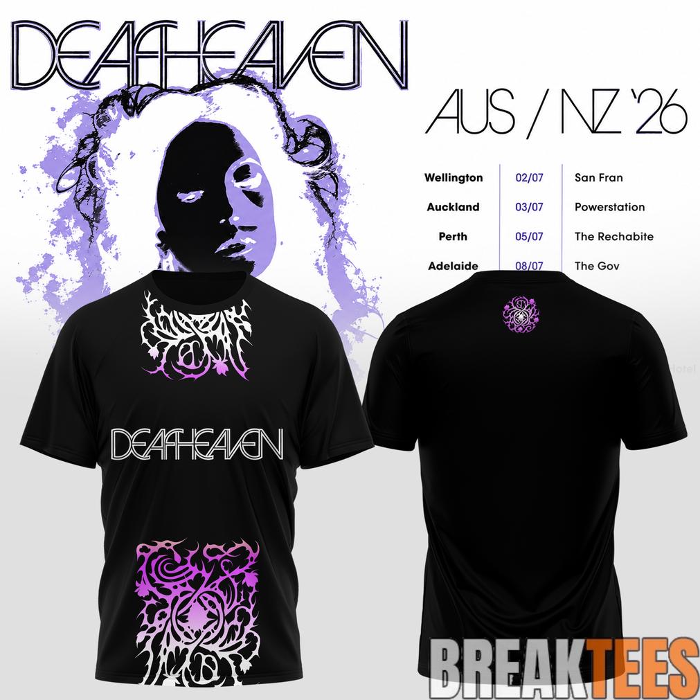 Deafheaven AUS-NZ ’26 Tour Merch T-Shirt Deafheaven AUS-NZ ’26 Tour Merch T-Shirt