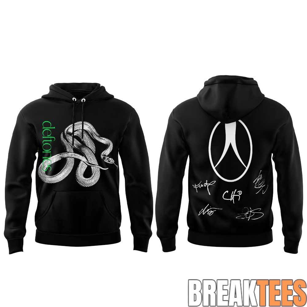 Deftones Headline Tour 2026 Signature Limited Edition Hoodie Deftones Headline Tour 2026 Signature Limited Edition Hoodie