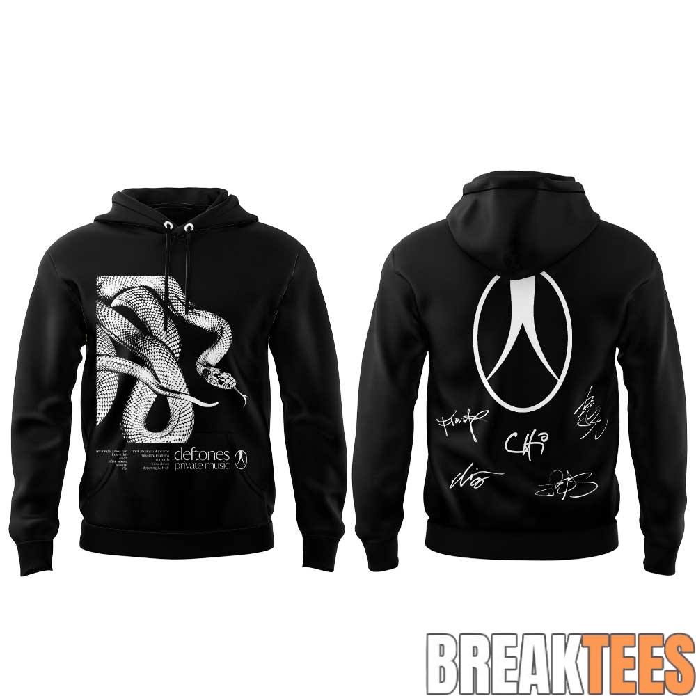 Deftones Headline Tour 2026 Signature Limited Edition Hoodie Deftones Headline Tour 2026 Signature Limited Edition Hoodie