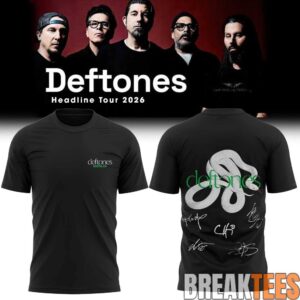 Deftones Headline Tour 2026 Signature Limited Edition Shirt 2