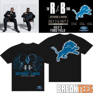Detroit Lions x Usher & Chris Brown The R&B Tour - Ford Field Stadium Shirt 2 Detroit Lions x Usher & Chris Brown The R&B Tour - Ford Field Stadium Shirt 2