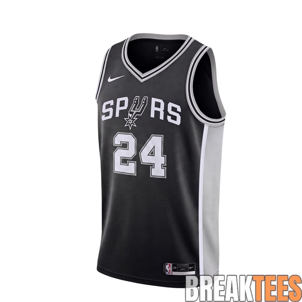 Devin Vassell San Antonio Spurs Number 24 Basketball Jersey Devin Vassell San Antonio Spurs Number 24 Basketball Jersey