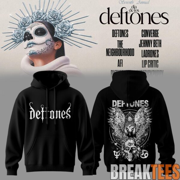 Dia De Los Deftones 2026 Black Edition Hoodie - Trending Graphic Tees