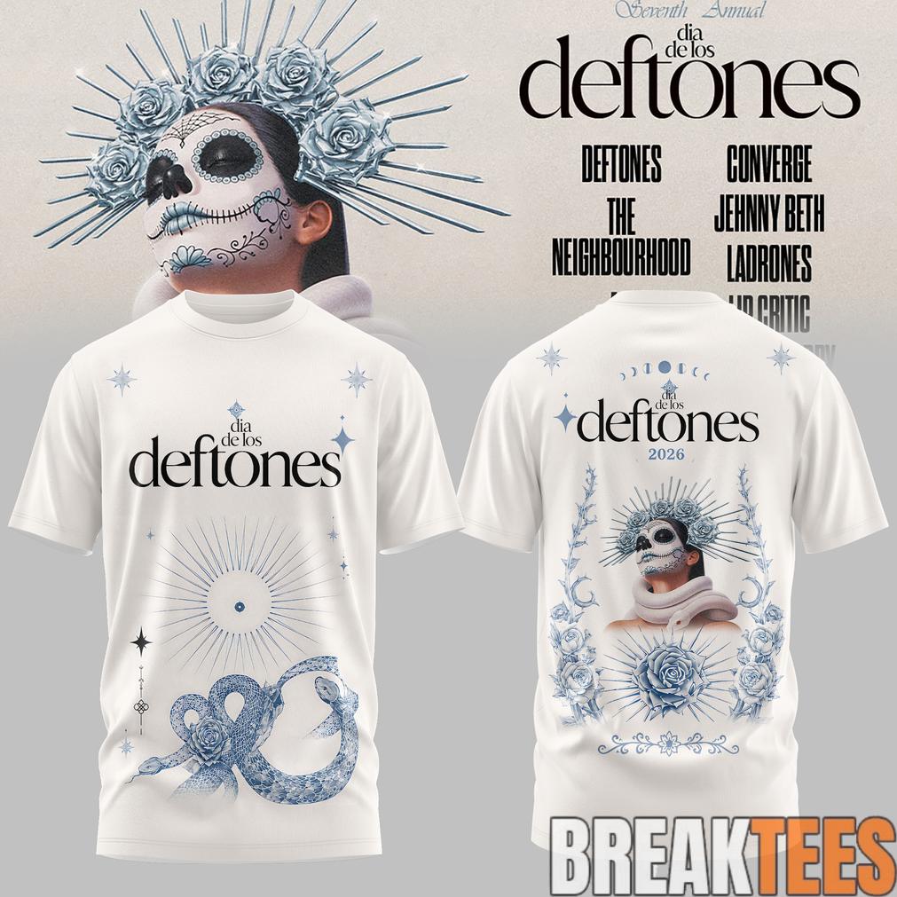 Dia De Los Deftones 2026 White Edition Tee Dia De Los Deftones 2026 White Edition Tee