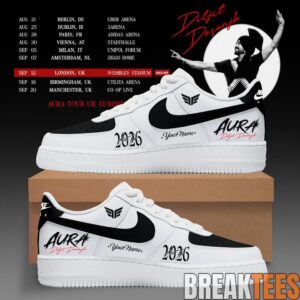 Diljit Dosanjh’s Aura World Tour 2026 Air Force 1 Shoes