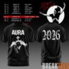 Diljit Dosanjh’s Aura World Tour 2026 White Edition Tee Diljit Dosanjh’s Aura World Tour 2026 White Edition Tee