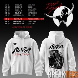 Diljit Dosanjh's Aura World Tour 2026 White Edition Hoodie 1 Diljit Dosanjh's Aura World Tour 2026 White Edition Hoodie 1