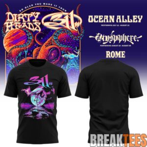 Dirty Heads x 311 Band – So Glad You Made It Tour 2026 2D T-Shirt