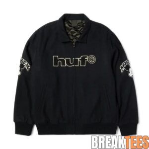 Disney x HUF Mickey Worldwide Tour Bomber Jacket