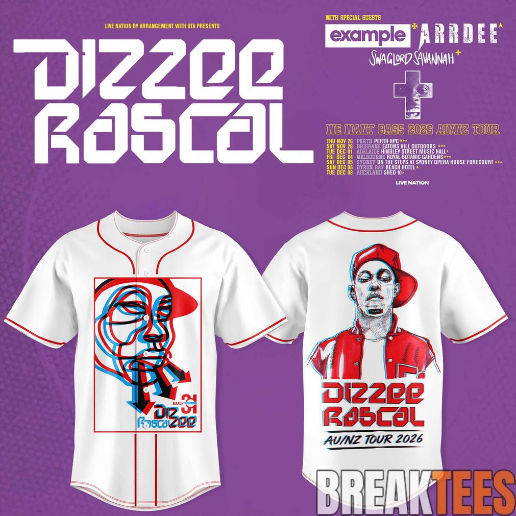 Dizzee Rascal – We Want Bass Baseball Jersey Dizzee Rascal – We Want Bass Baseball Jersey