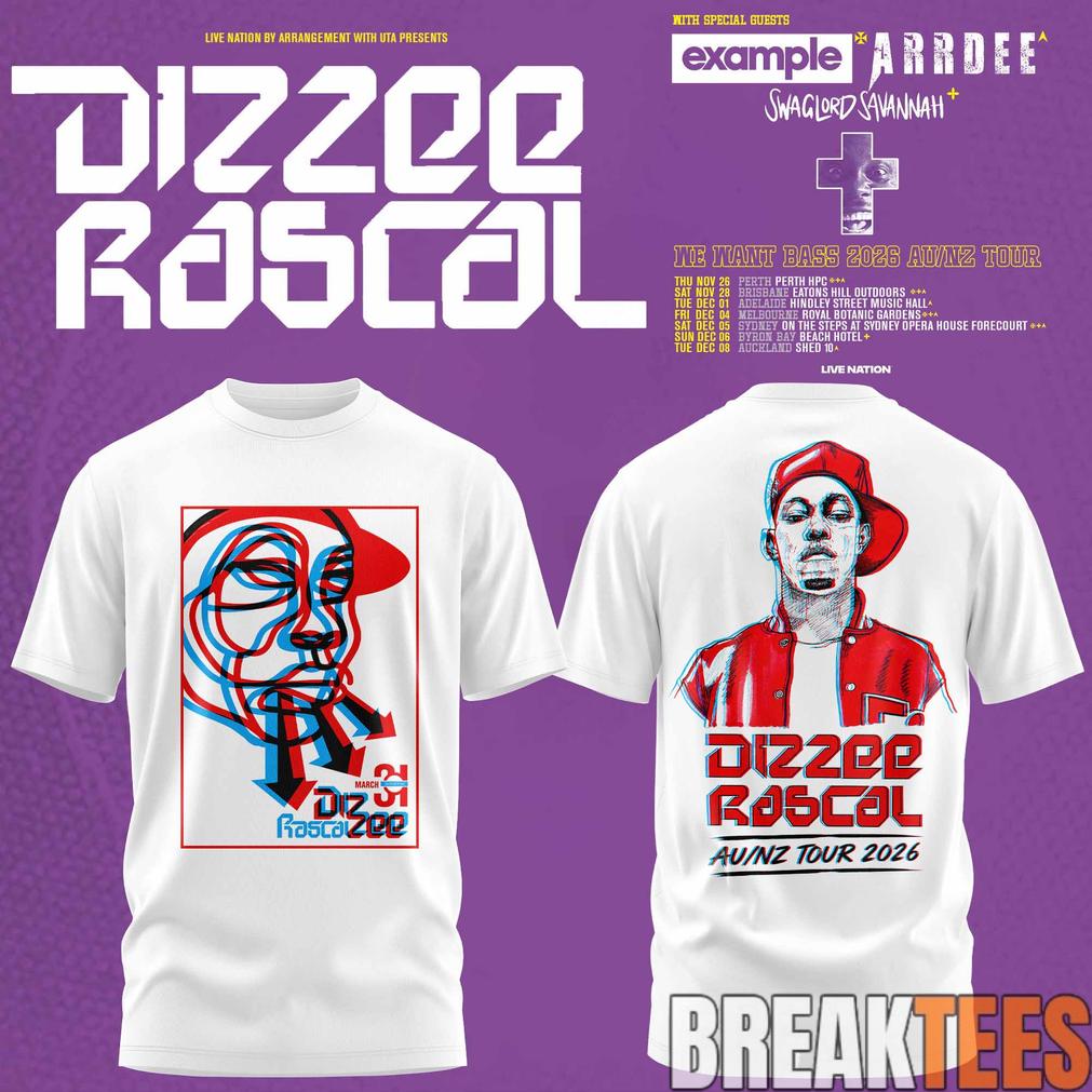 Dizzee Rascal – We Want Bass T-Shirt Dizzee Rascal – We Want Bass T-Shirt