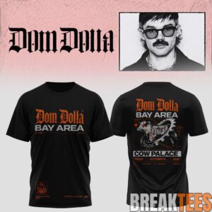 Dom Dolla Tour 2026 Bay Area At Cow Palace Edition T-Shirt