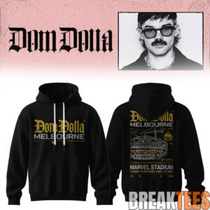 Dom Dolla Tour 2026 Melbourne At Marvel Stadium Edition Hoodie