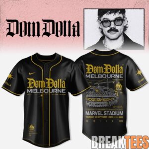 Dom Dolla Tour 2026 Melbourne At Marvel Stadium Edition Jersey