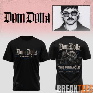 Dom Dolla Tour 2026 Nashville Edition T-Shirt