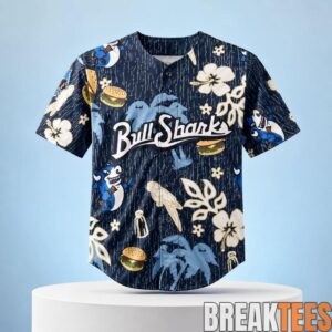 Durham Bulls Bull Sharks Margaritaville Baseball Jersey