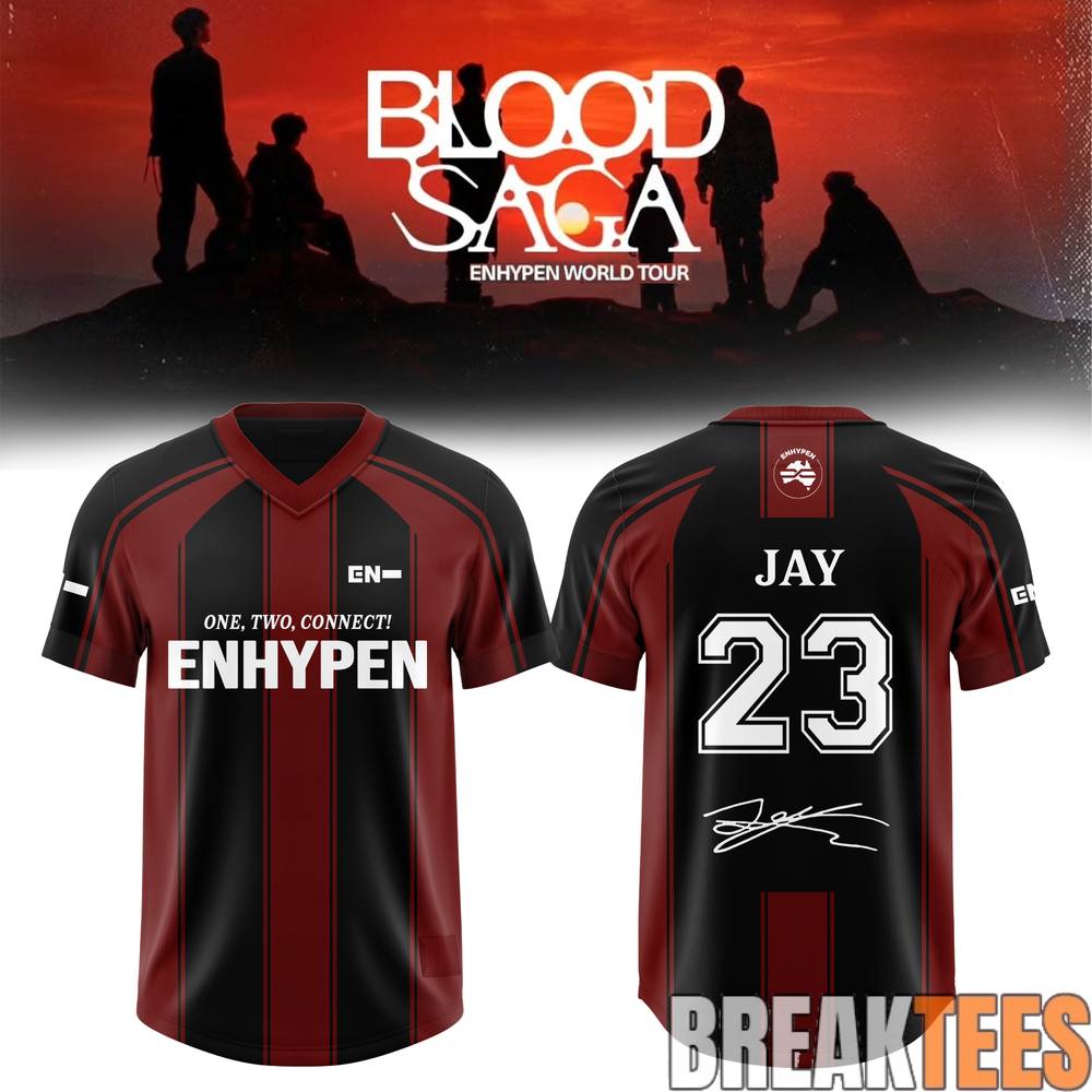 ENHYPEN World Tour ‘BLOOD SAGA’ 2026-2027 Exclusive Football Jersey – Classic ENHYPEN World Tour ‘BLOOD SAGA’ 2026-2027 Exclusive Football Jersey – Classic