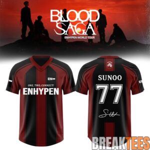 ENHYPEN World Tour 'BLOOD SAGA' 2026-2027 Exclusive Football Jersey – Classic 4 ENHYPEN World Tour 'BLOOD SAGA' 2026-2027 Exclusive Football Jersey – Classic 4