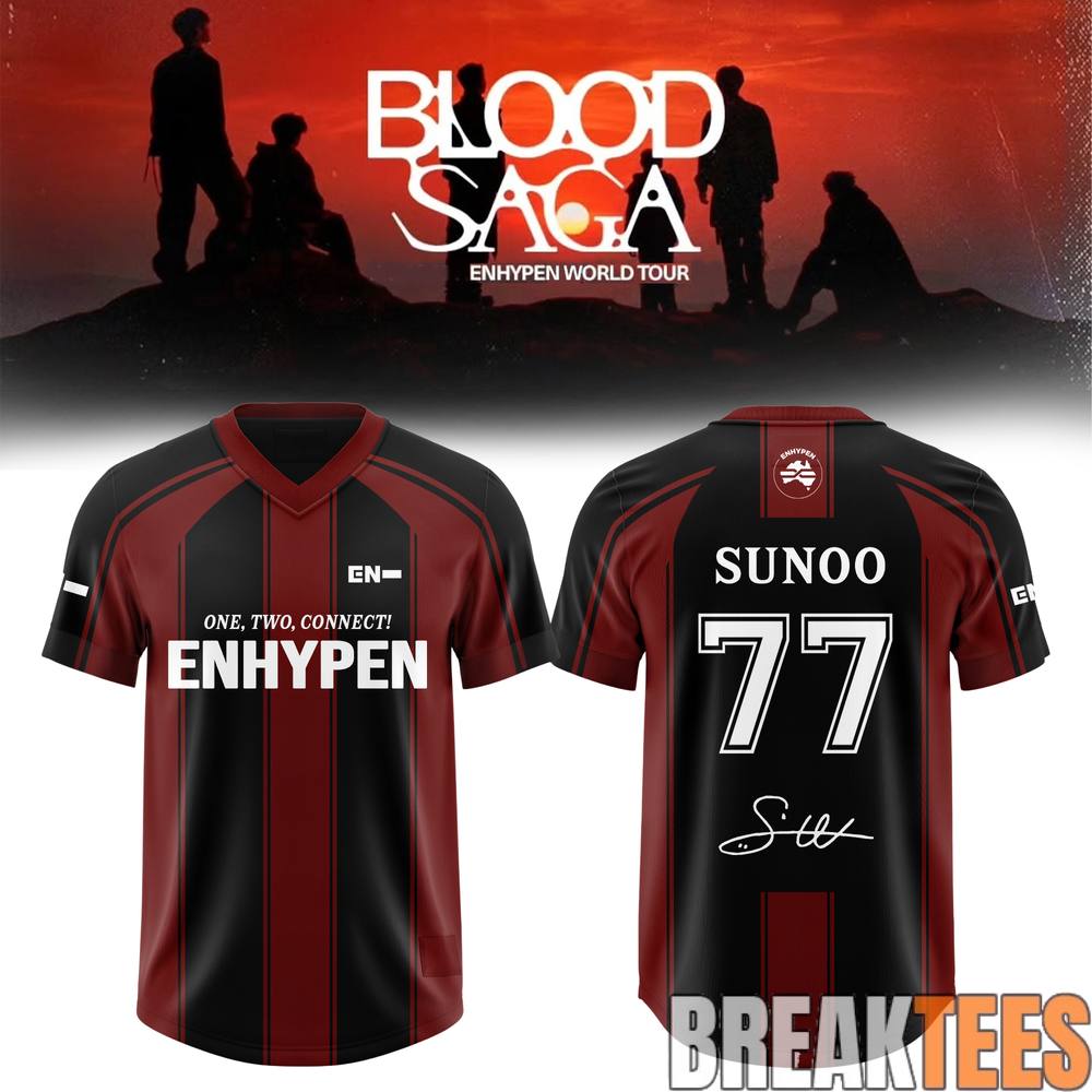 ENHYPEN World Tour ‘BLOOD SAGA’ 2026-2027 Exclusive Football Jersey – Classic ENHYPEN World Tour ‘BLOOD SAGA’ 2026-2027 Exclusive Football Jersey – Classic