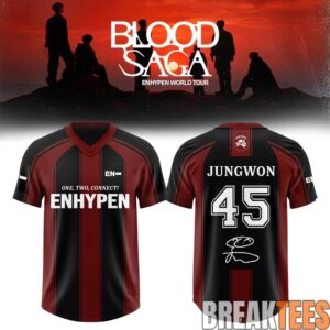 ENHYPEN World Tour 'BLOOD SAGA' 2026-2027 Exclusive Football Jersey – Classic 5 ENHYPEN World Tour 'BLOOD SAGA' 2026-2027 Exclusive Football Jersey – Classic 5