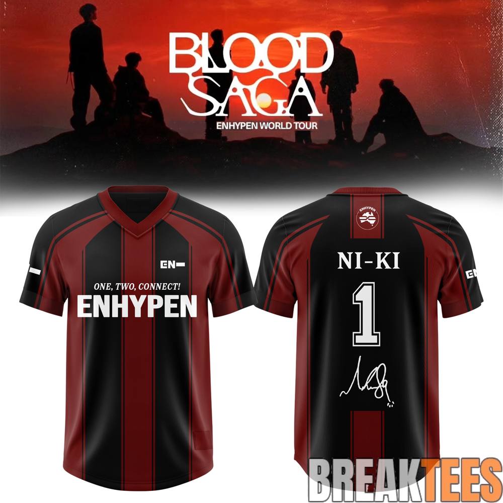 ENHYPEN World Tour ‘BLOOD SAGA’ 2026-2027 Exclusive Football Jersey – Classic ENHYPEN World Tour ‘BLOOD SAGA’ 2026-2027 Exclusive Football Jersey – Classic