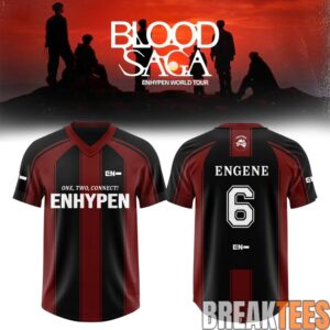 ENHYPEN World Tour 'BLOOD SAGA' 2026-2027 Exclusive Football Jersey – Classic 7 ENHYPEN World Tour 'BLOOD SAGA' 2026-2027 Exclusive Football Jersey – Classic 7