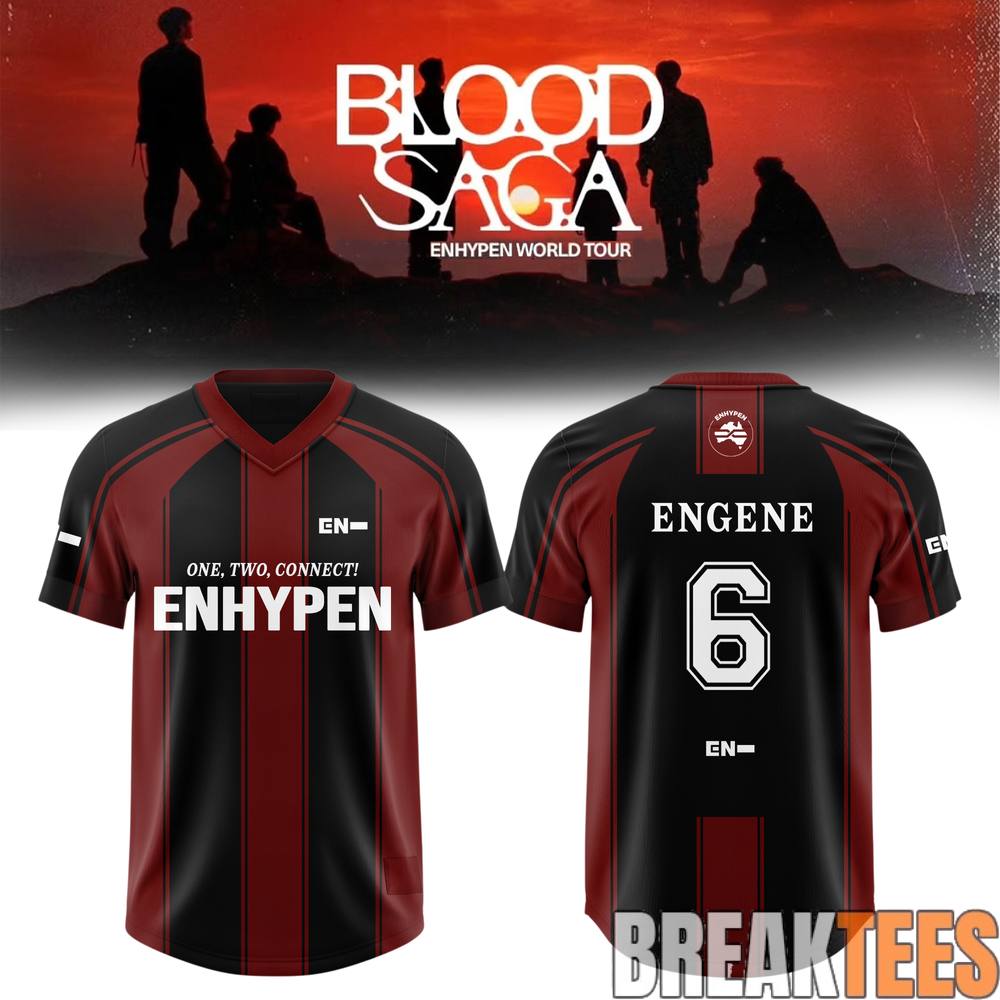 ENHYPEN World Tour ‘BLOOD SAGA’ 2026-2027 Exclusive Football Jersey – Classic ENHYPEN World Tour ‘BLOOD SAGA’ 2026-2027 Exclusive Football Jersey – Classic